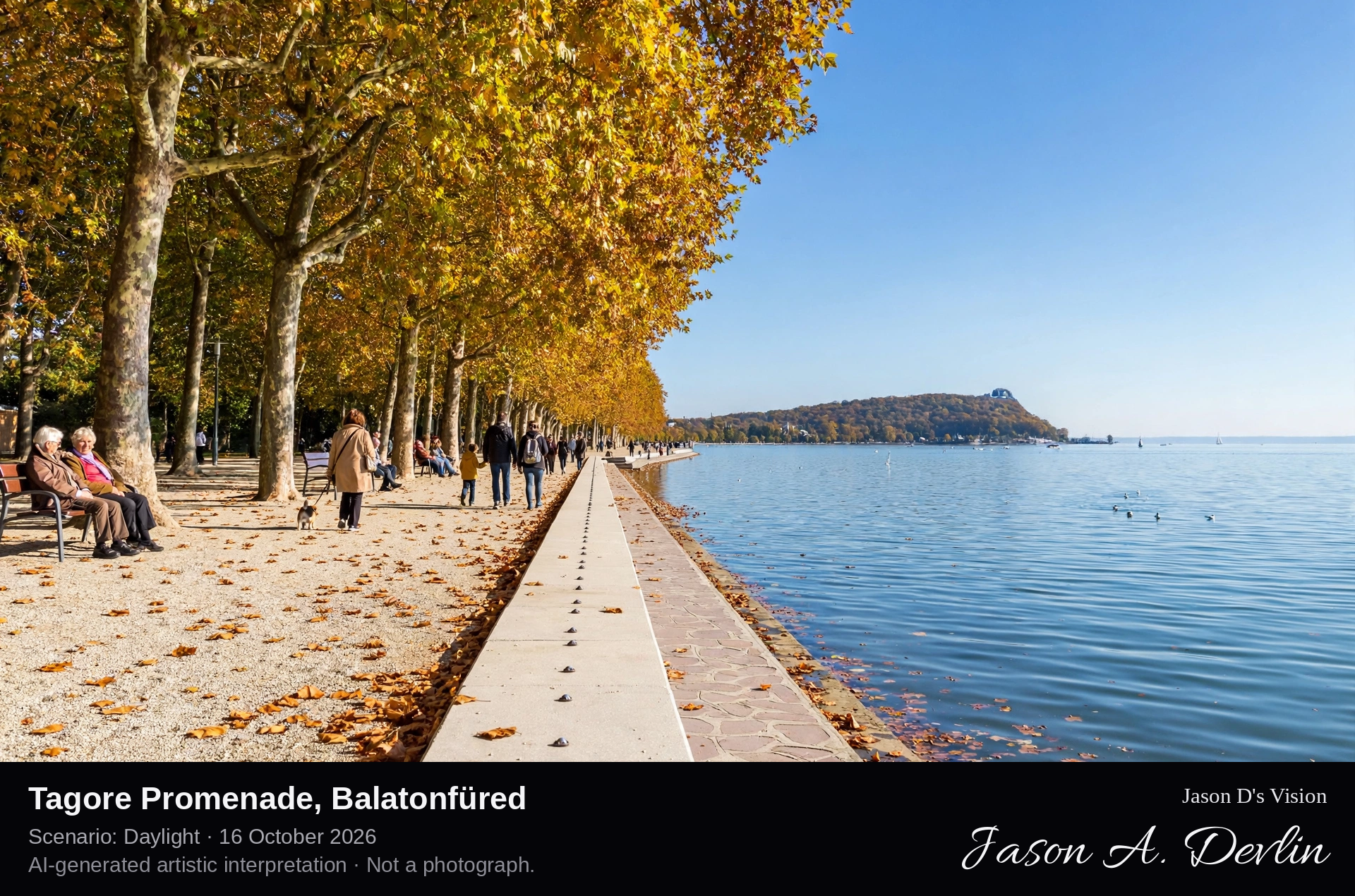Tagore Promenade, Balatonfüred