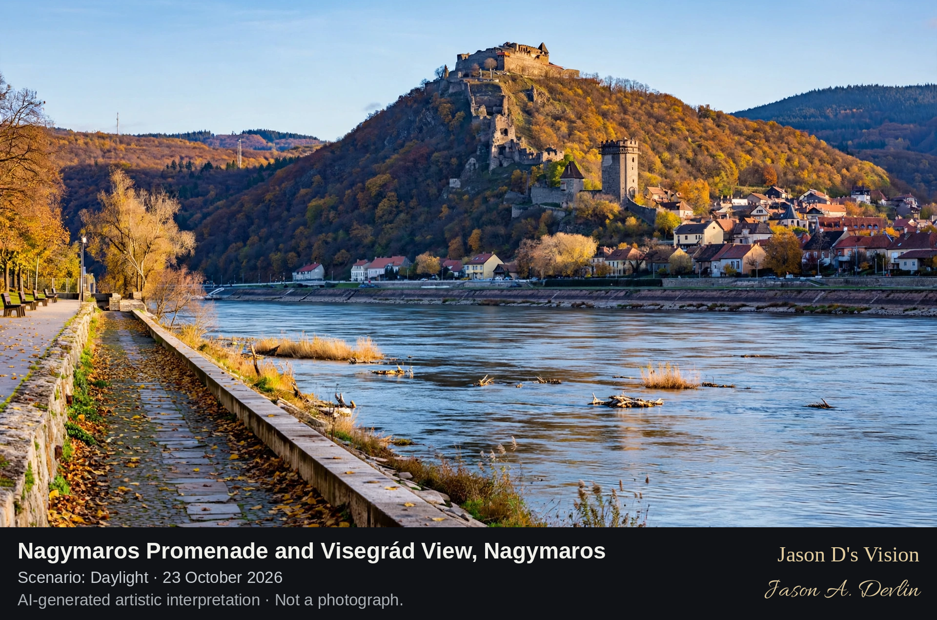 Nagymaros Promenade and Visegrád View, Nagymaros