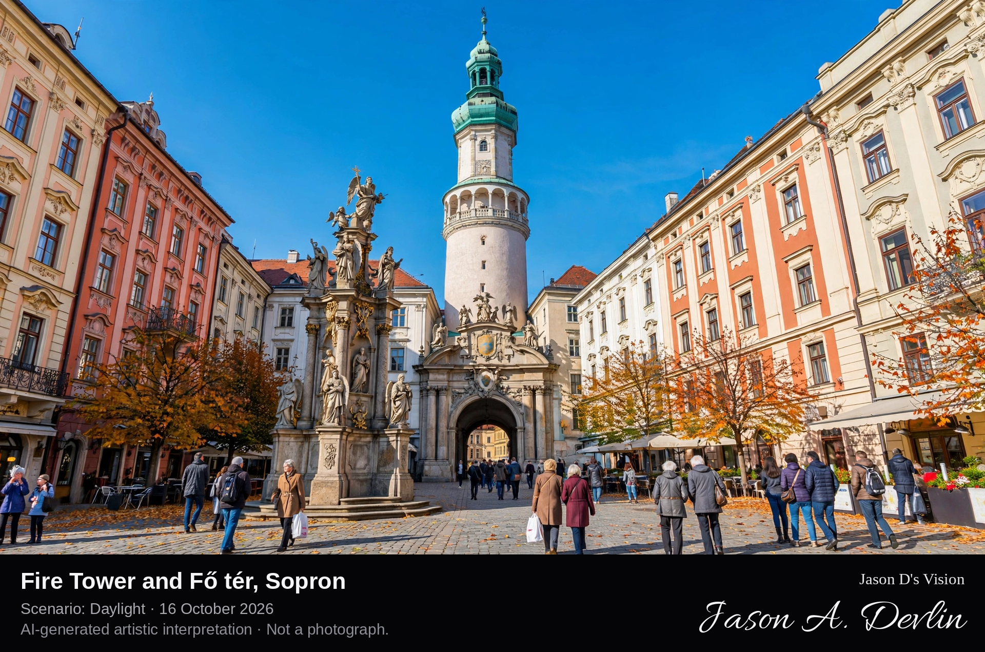 Fire Tower and Fő tér, Sopron