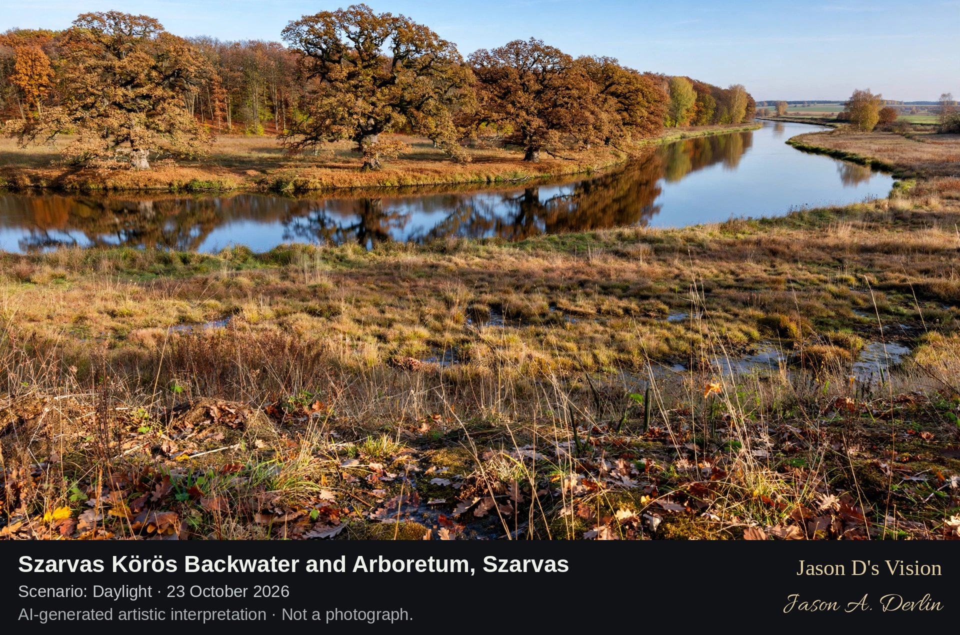 Szarvas Körös Backwater and Arboretum, Szarvas